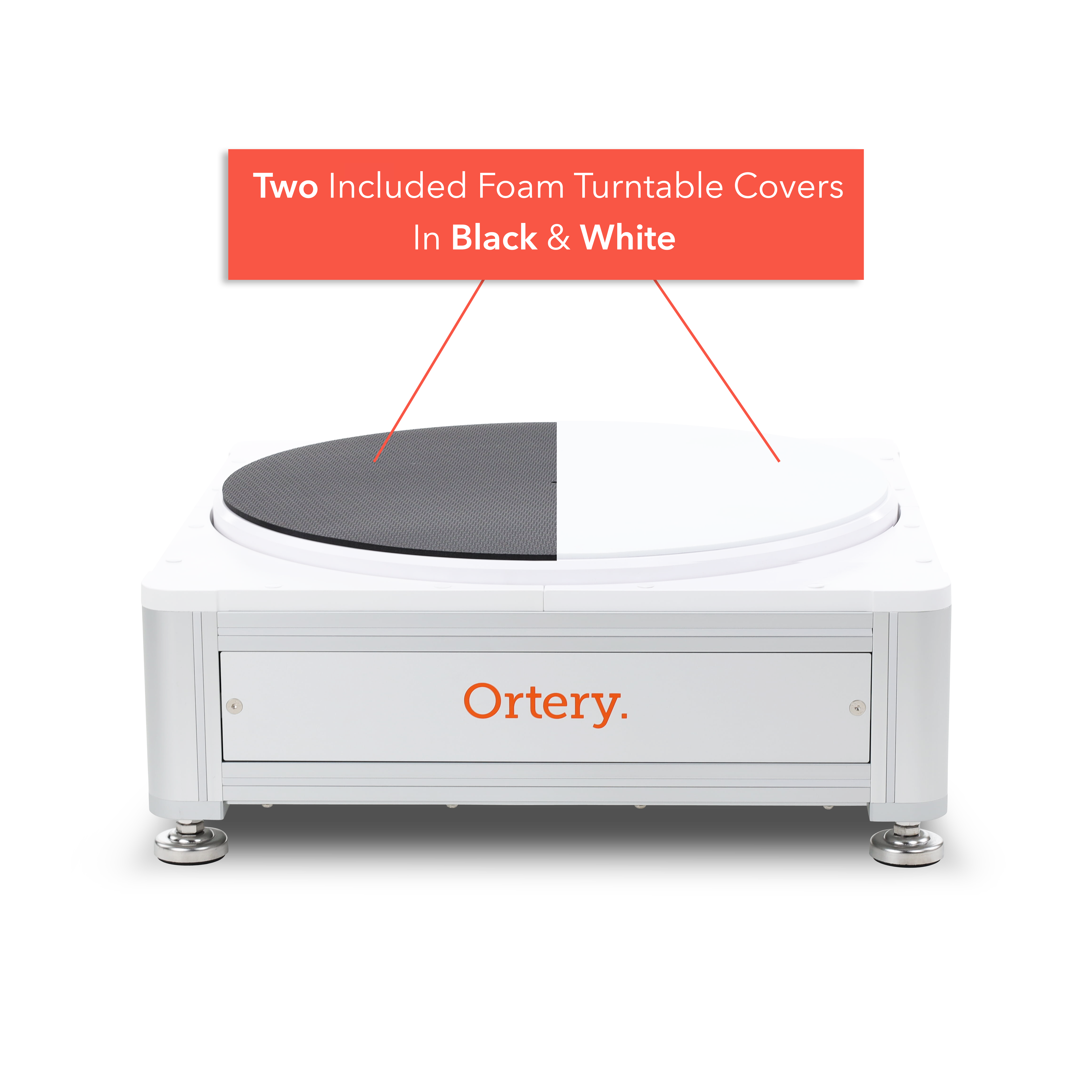 Ortery PhotoCapture 360 Turntable for Product Photography, 25 lbs Capacity